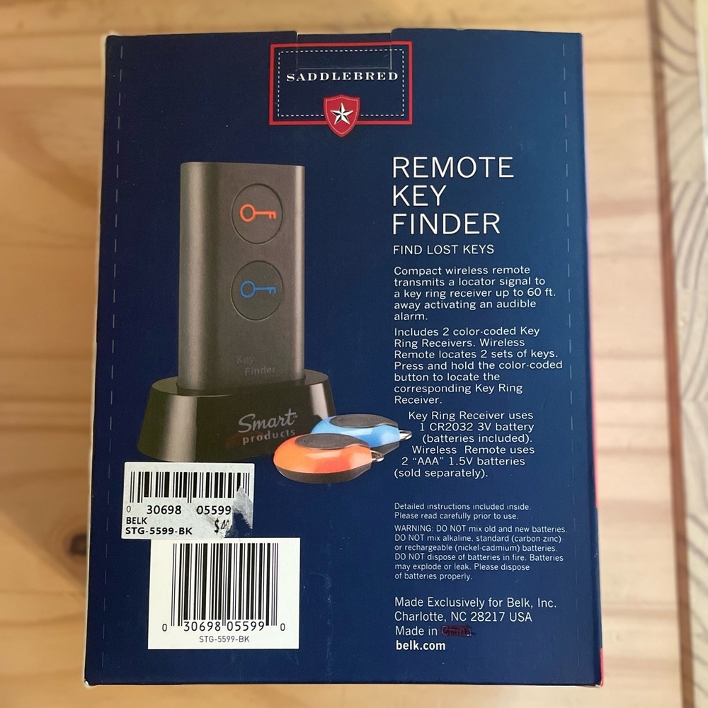 Key Finder Smart Gear Wireless Key Finder New in box - Picture 2 of 2
